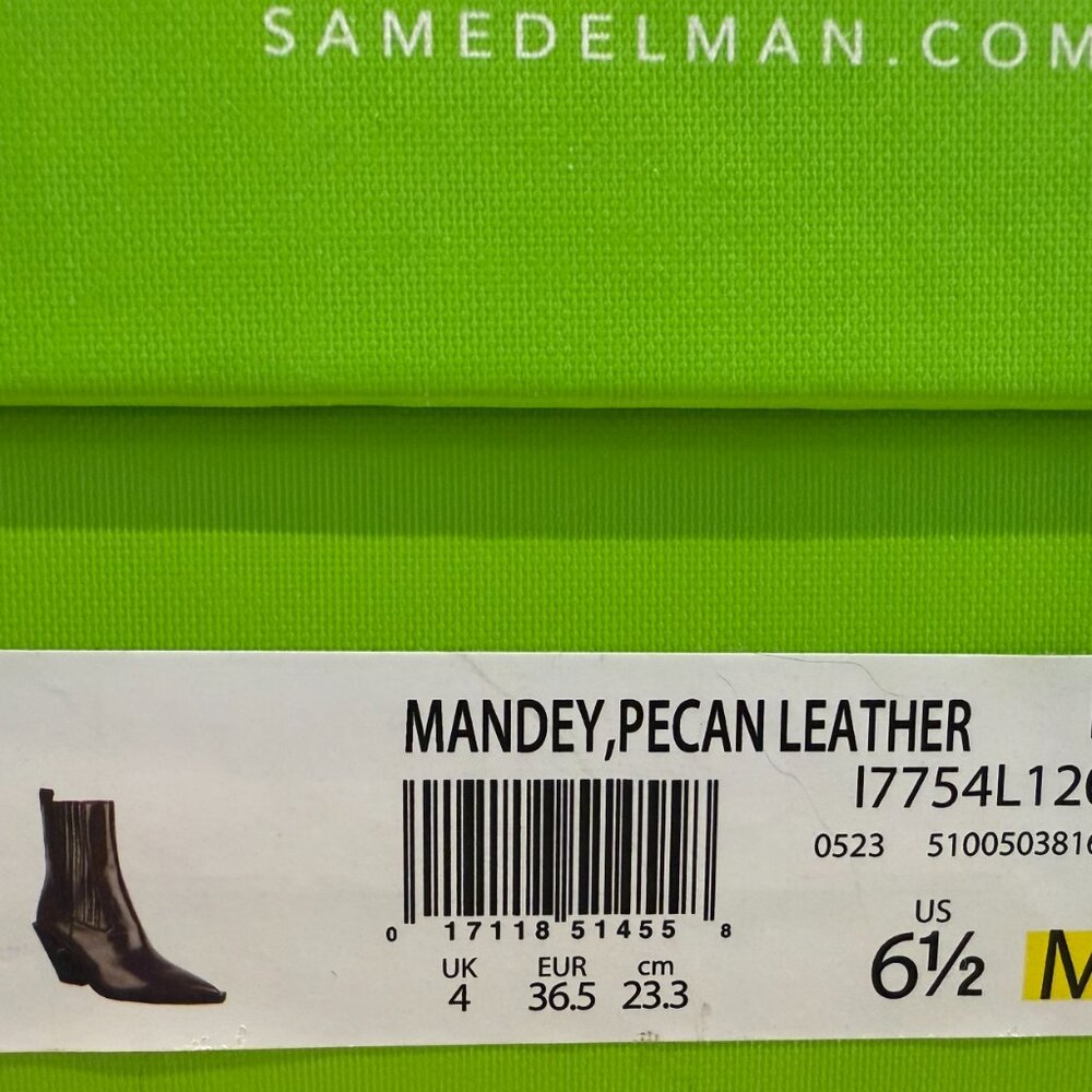 Sam Edelman | Boots | Mandy | Pecan Leather | New w/Box | EUR 36.6 | US 6 1/2| M - Picture 5 of 10
